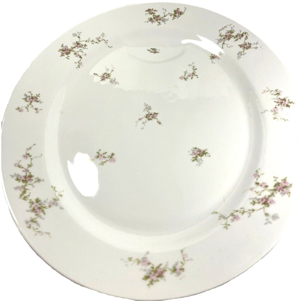 Theodore Haviland Limoges France Pink Spray 16" Oval Platter Antique